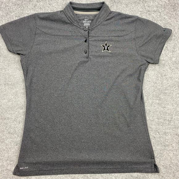 Nike polo women's XL Vanderbilt  college sports Performance Stretch DRI-fit golf - Picture 1 of 10